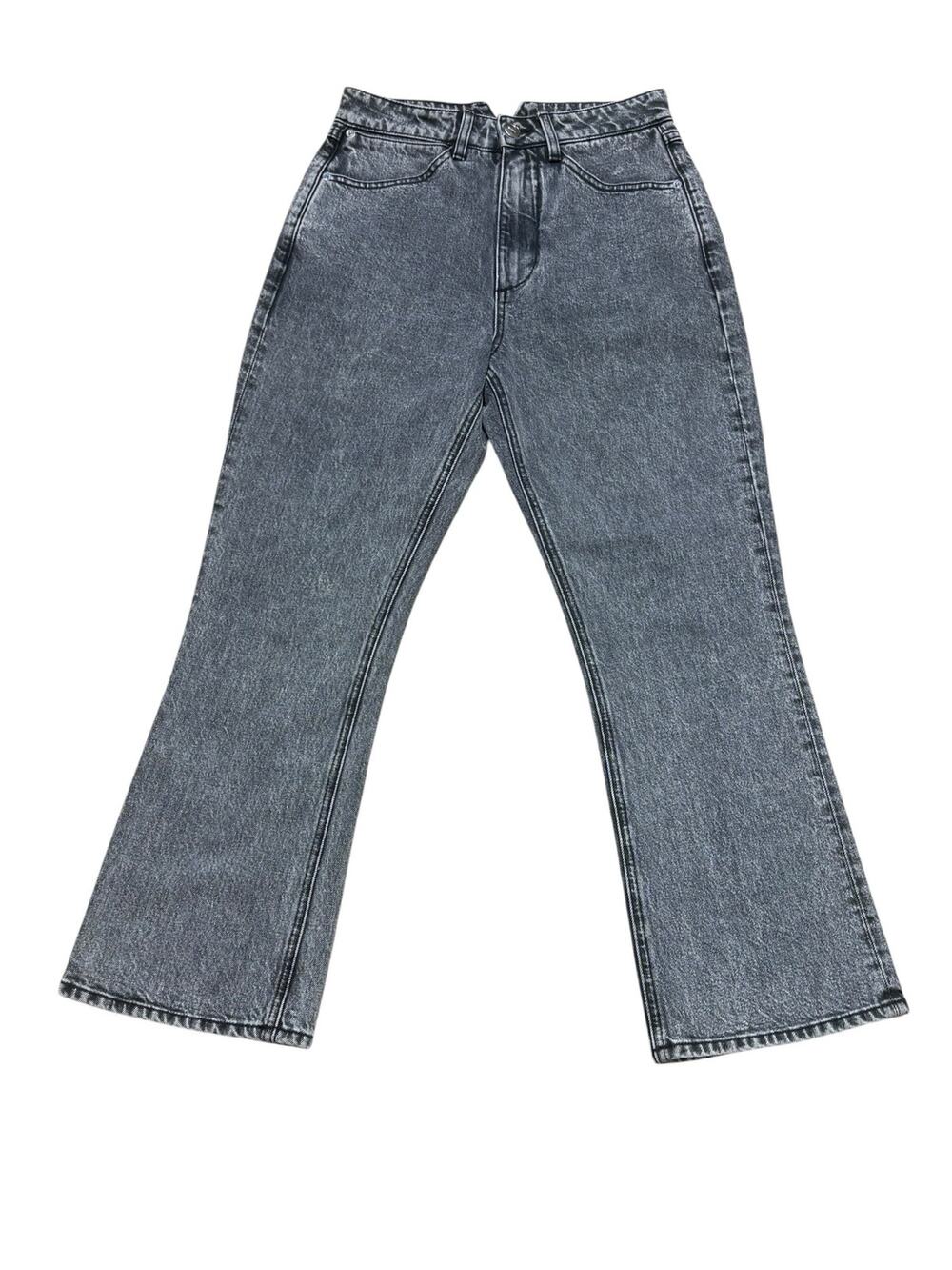SPRWN Jeans Charcoal Cropped Flare Size 26